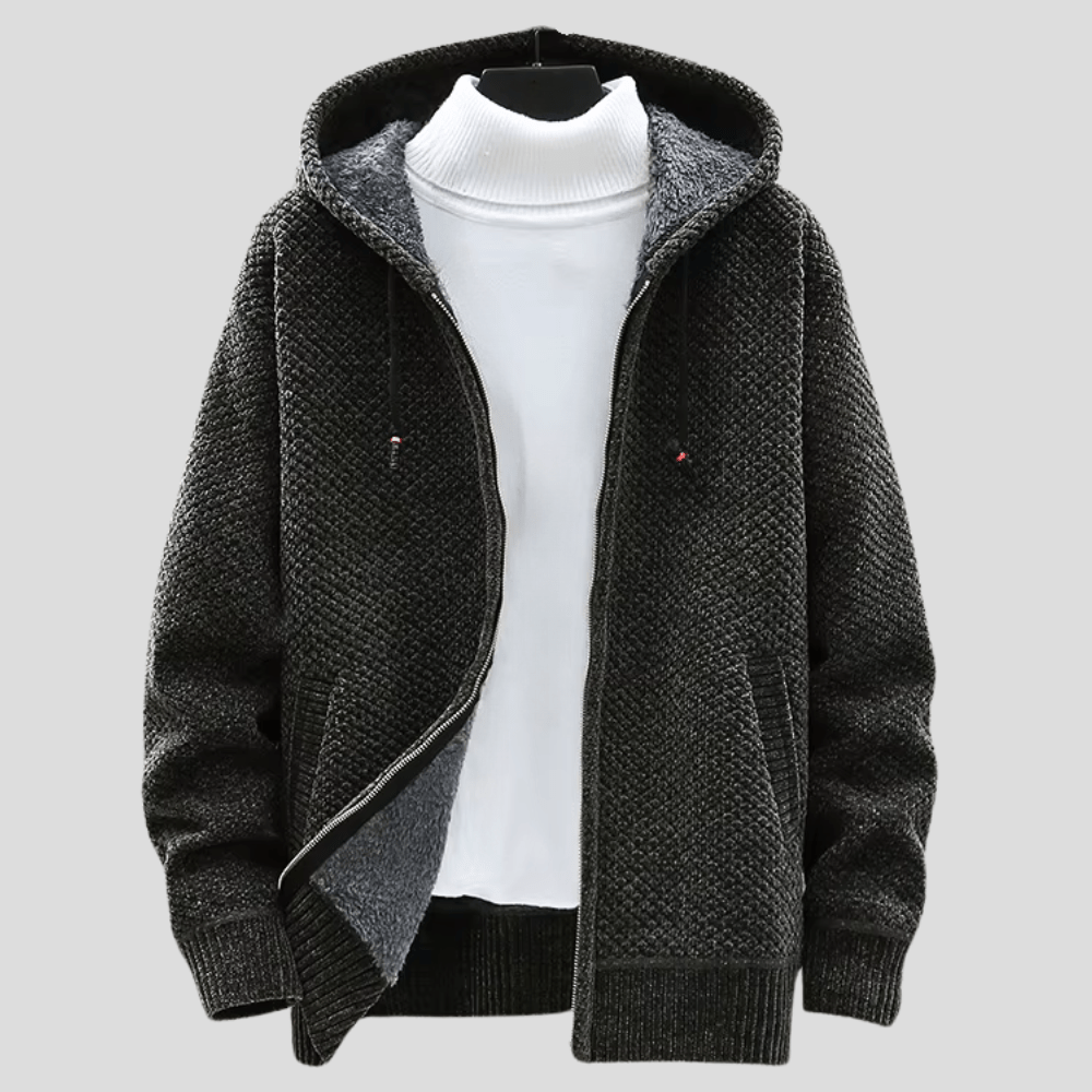 Flynn Damen Strickhoodie