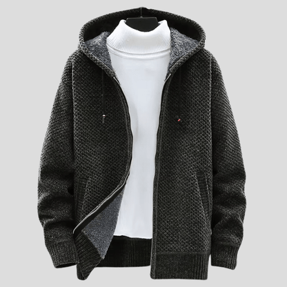 Flynn Damen Strickhoodie