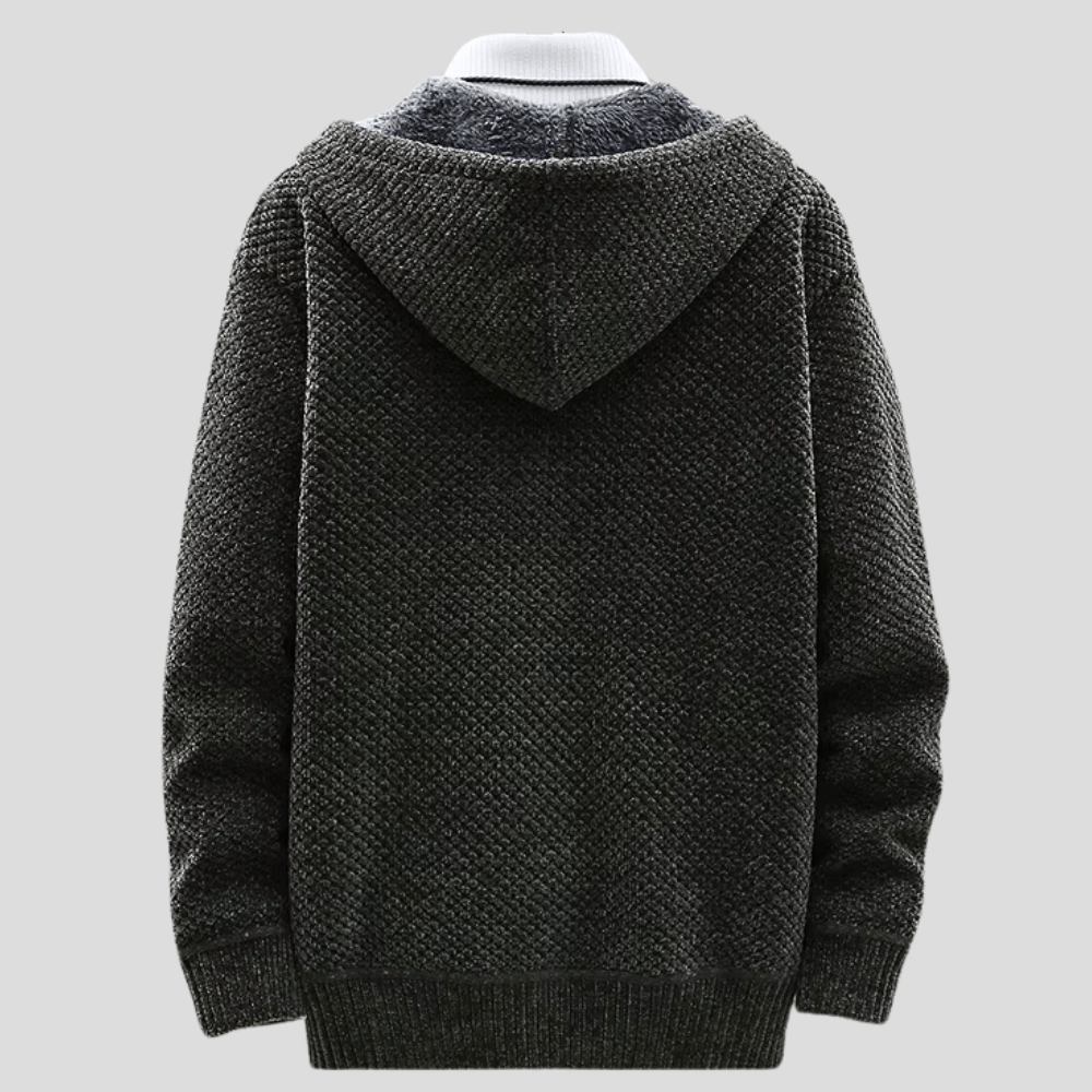 Flynn Damen Strickhoodie