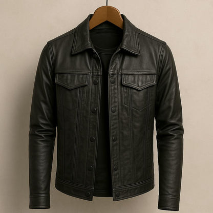 Herren Lederjacke Klassisch