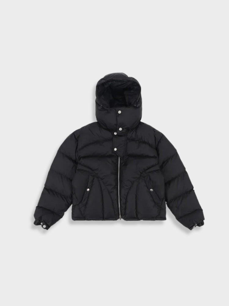 Herren Parka Pufferjacke Mit Kapuze