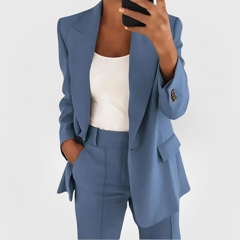 Damen Elegant Anzug Hose Blazer - Norvielle