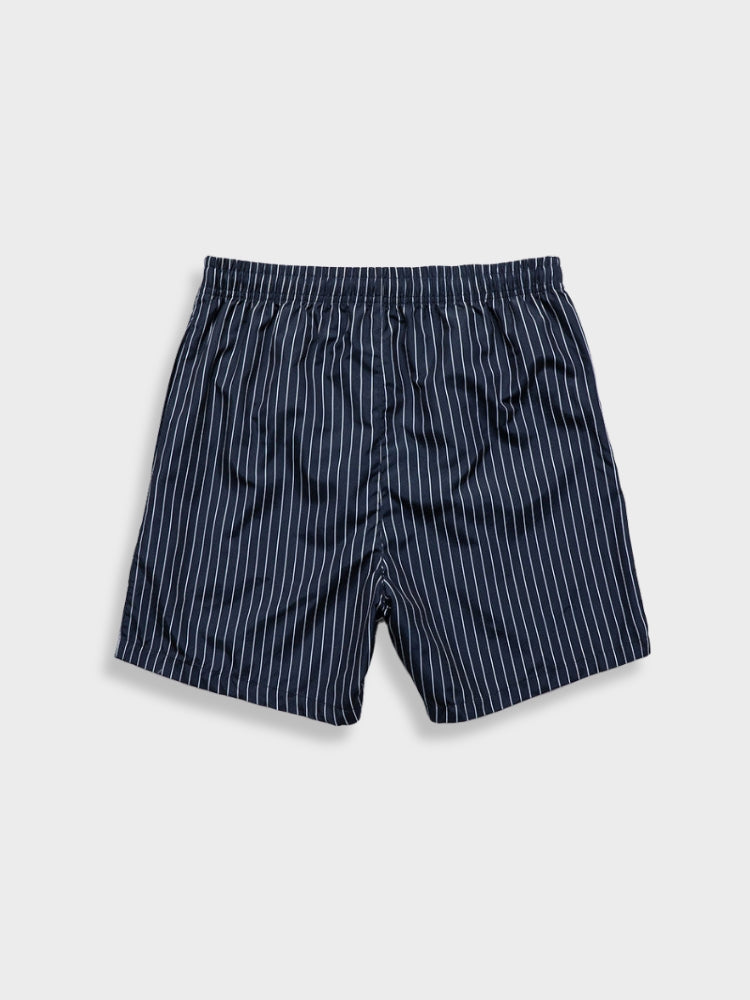 Herren Gestreiftes Sommer-Set Hemd Shorts