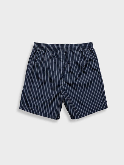 Herren Gestreiftes Sommer-Set Hemd Shorts