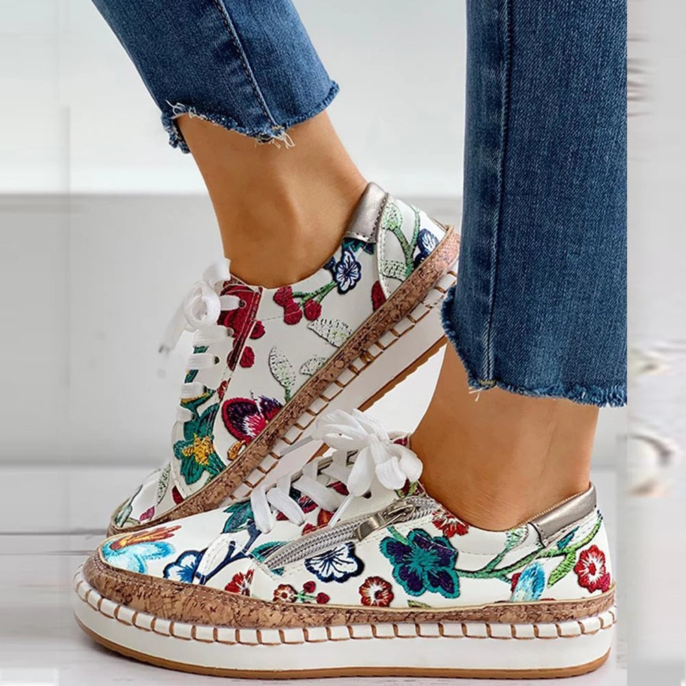 Damen Schuhe Vulkanisiert Komfort