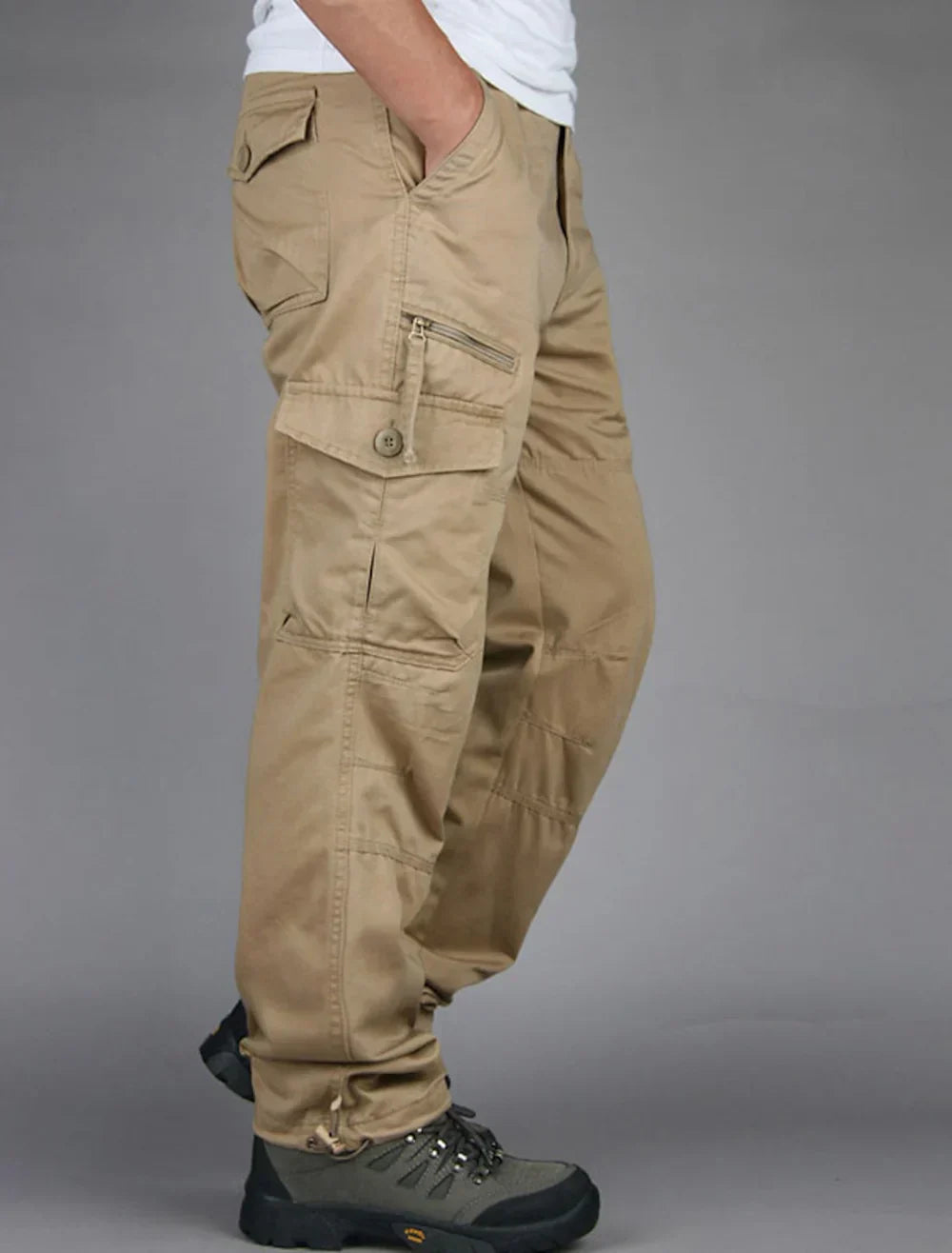 Herren Chino Cargohose Lang - Norvielle