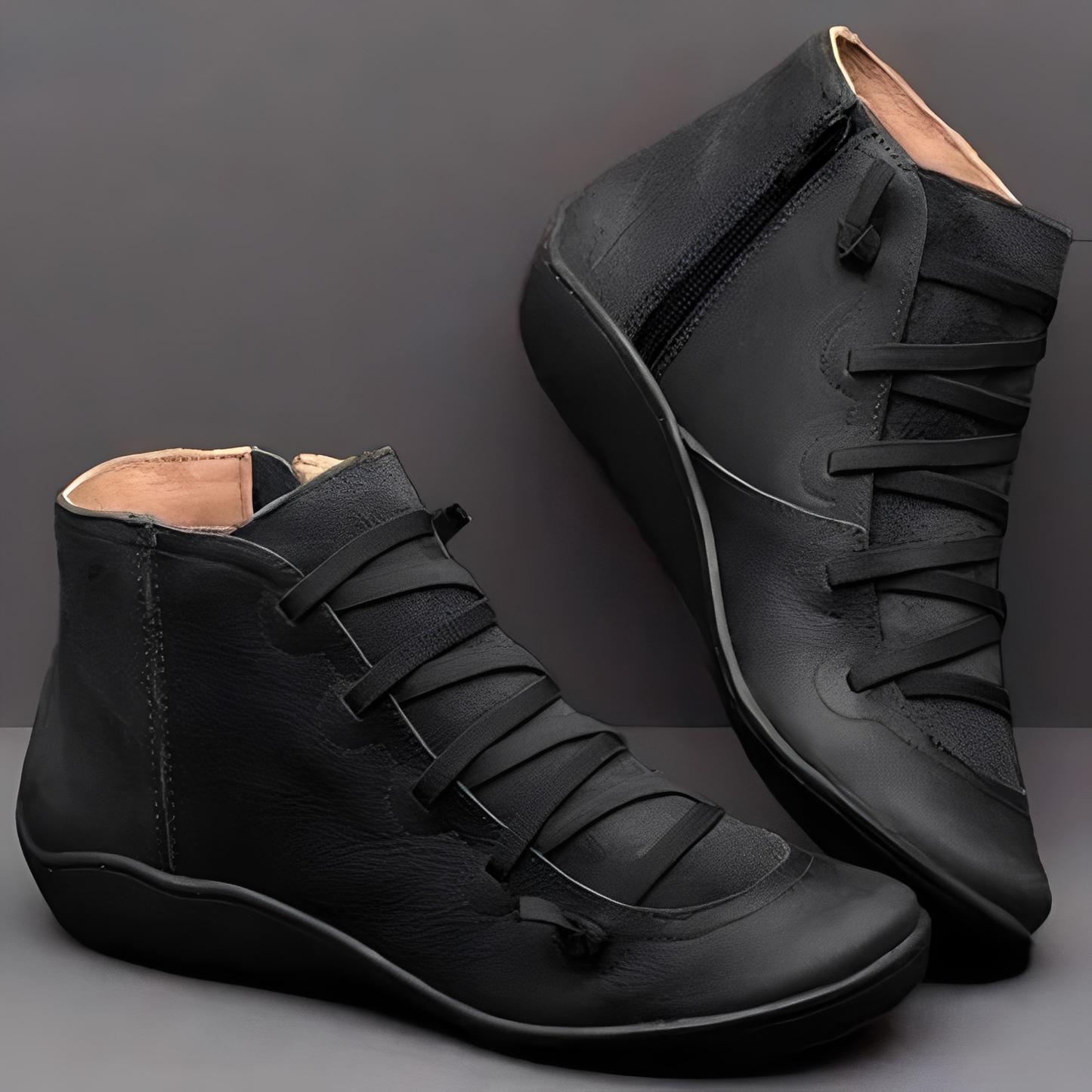 Bienna Damen Stiefeletten Leder