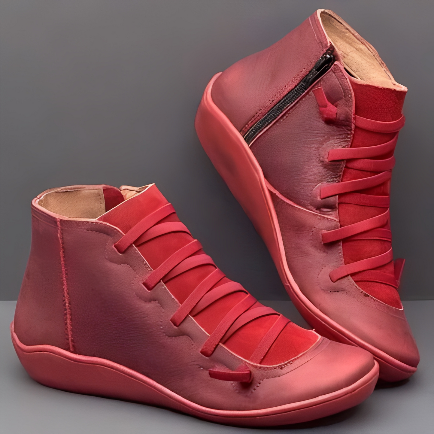 Bienna Damen Stiefeletten Leder
