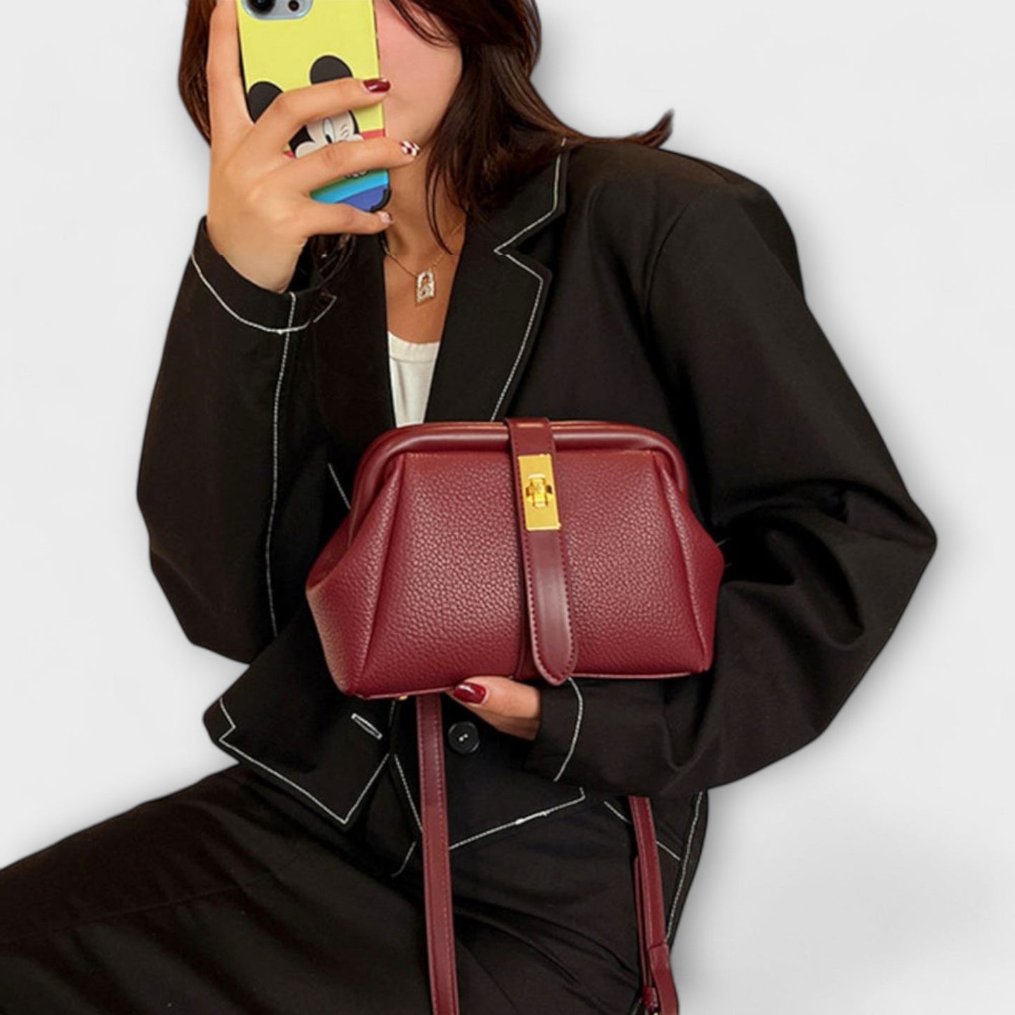 Regine Damen Mini Handtasche Elegantes Design