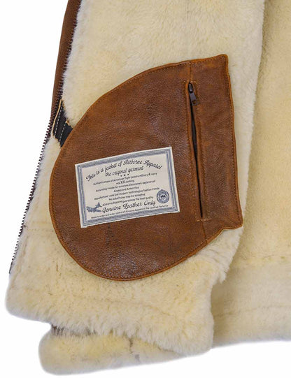 Herren Bomberjacke Kunstfell Kapuze