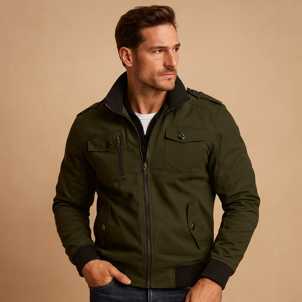Herren Bomberjacke Robust Wasserabweisend