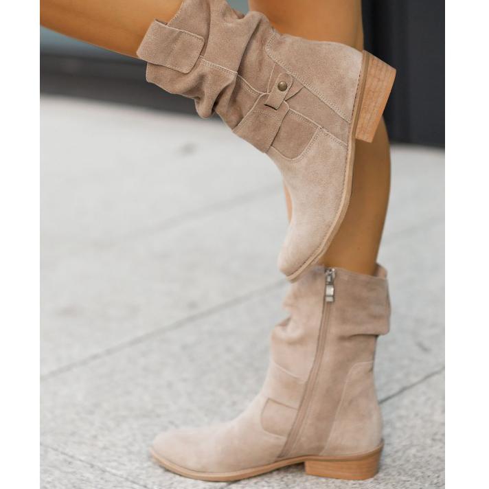 Norvielle Damen Stiefelette Reißverschluss