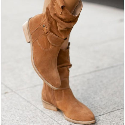 Norvielle Damen Stiefelette Reißverschluss Schwarz - Norvielle