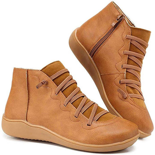 Afra Damen Retro Schnürstiefel - Norvielle