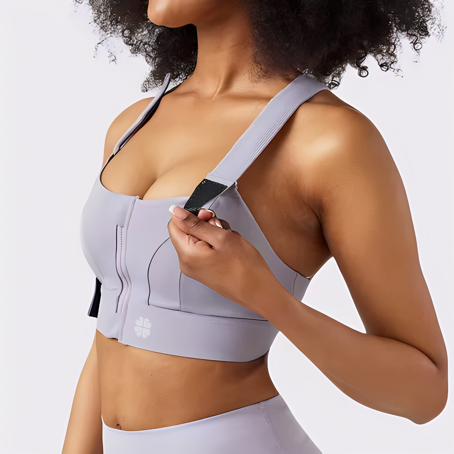 Damen-BH Einstellbarer Bügel Unterstützender Beige