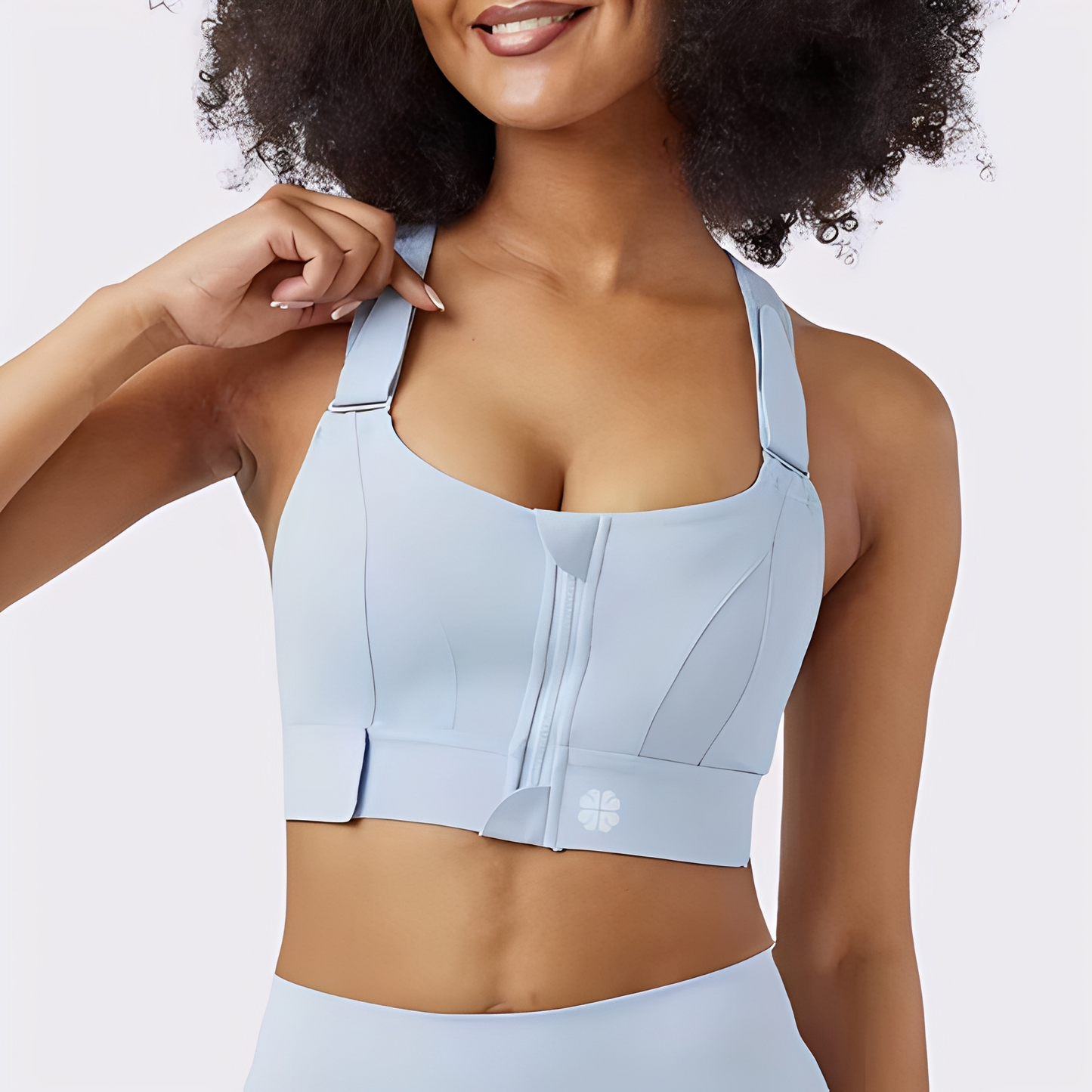 Damen-BH Einstellbarer Bügel Unterstützender Beige