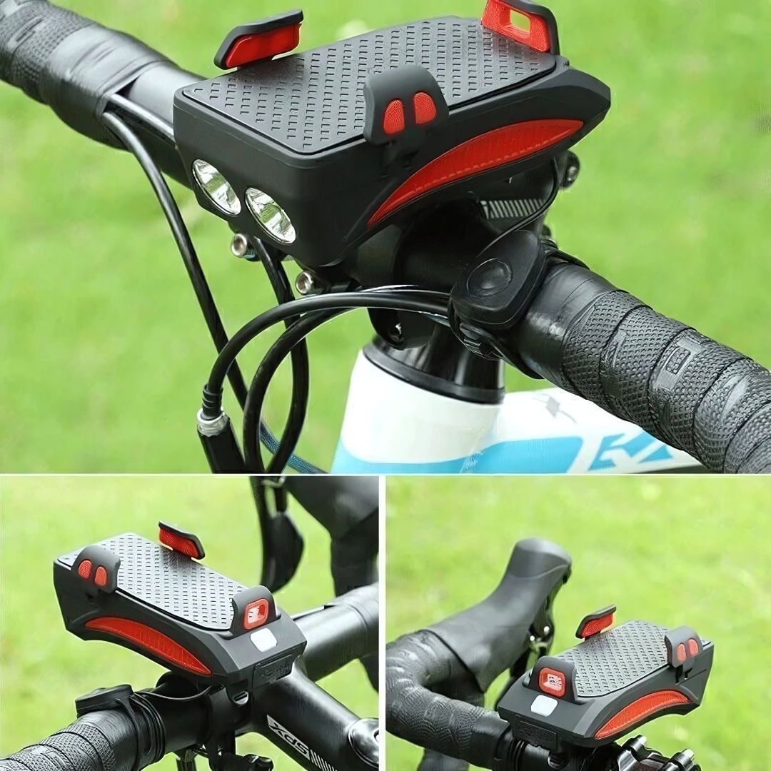 Fahrradlicht 4-in-1 mit Powerbank 1500 Lumen LED