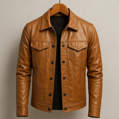 Herren Lederjacke Klassisch