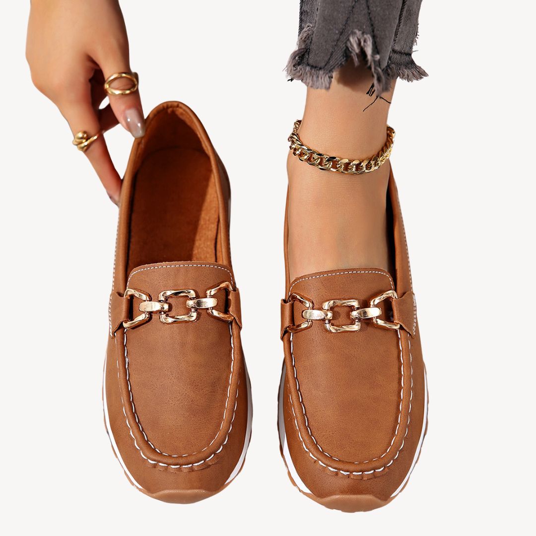 Damen Loafer Aufschlüpfen Sommer Schuhe