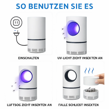 Elektrische Fliegenfalle Innen Außen UV-Lampe