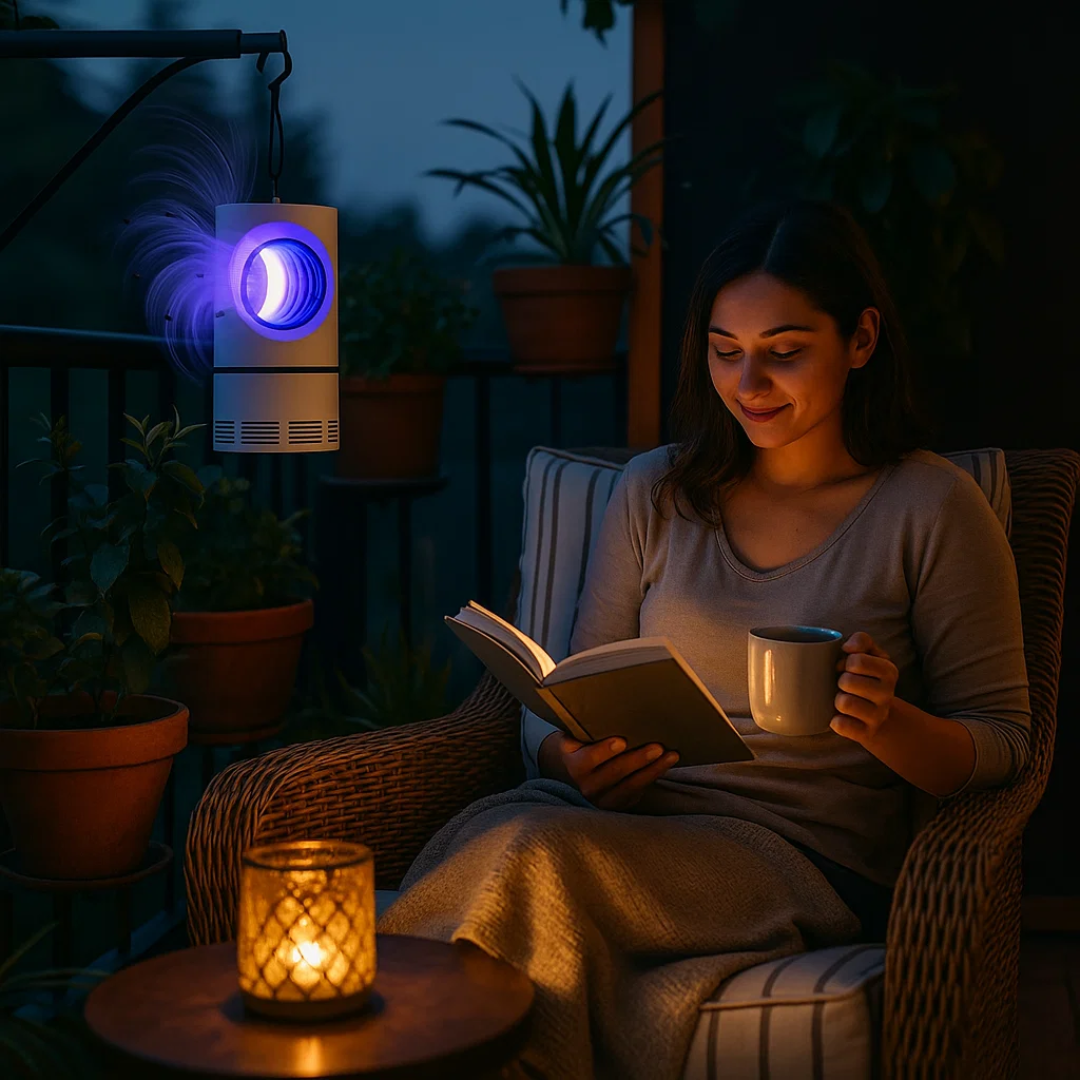Elektrische Fliegenfalle Innen Außen UV-Lampe