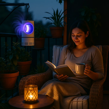 Elektrische Fliegenfalle Innen Außen UV-Lampe