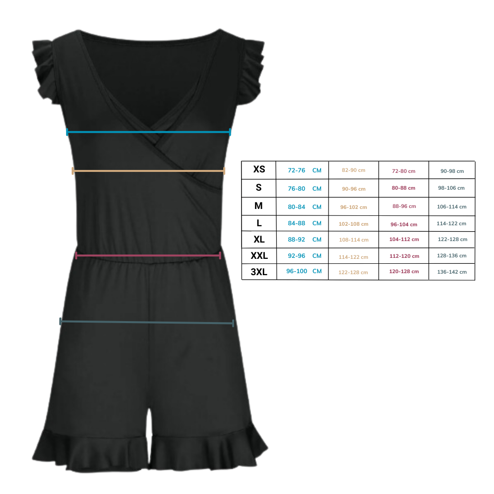 Damen Badeanzug Overall mit Einbaubh