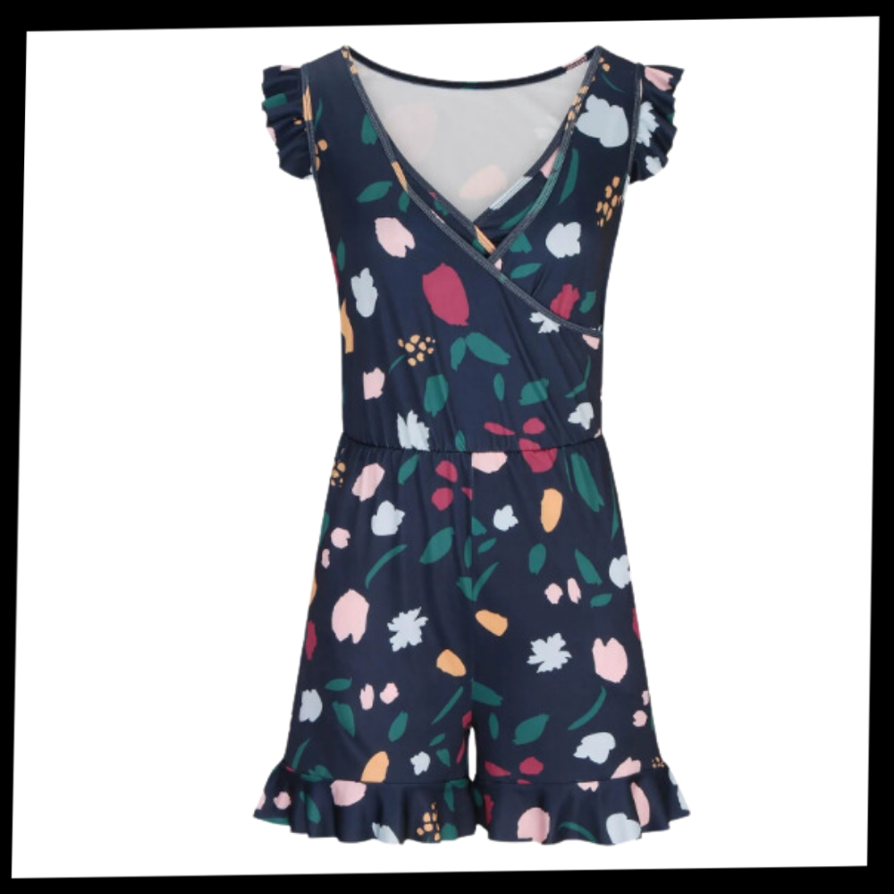 Damen Badeanzug Overall mit Einbaubh