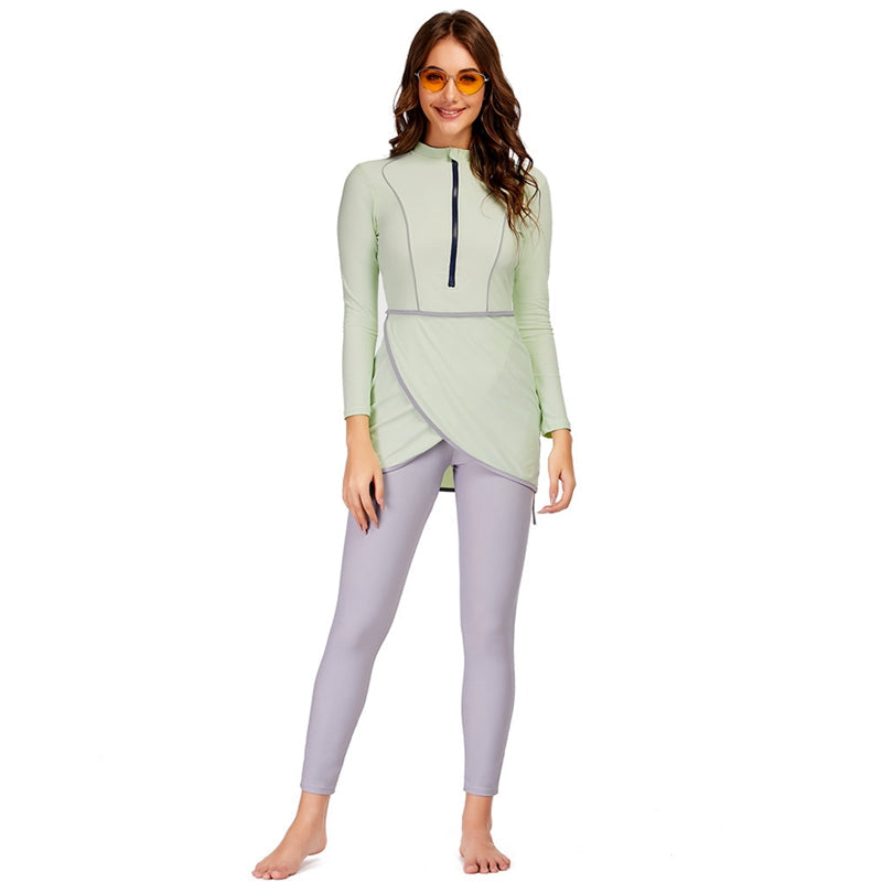 Burkini Badeanzug 3-teiliges Set Halal Bademode Damen