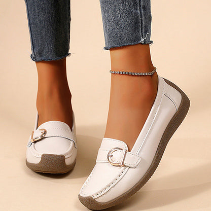 Damen Loafers Bequem Robust