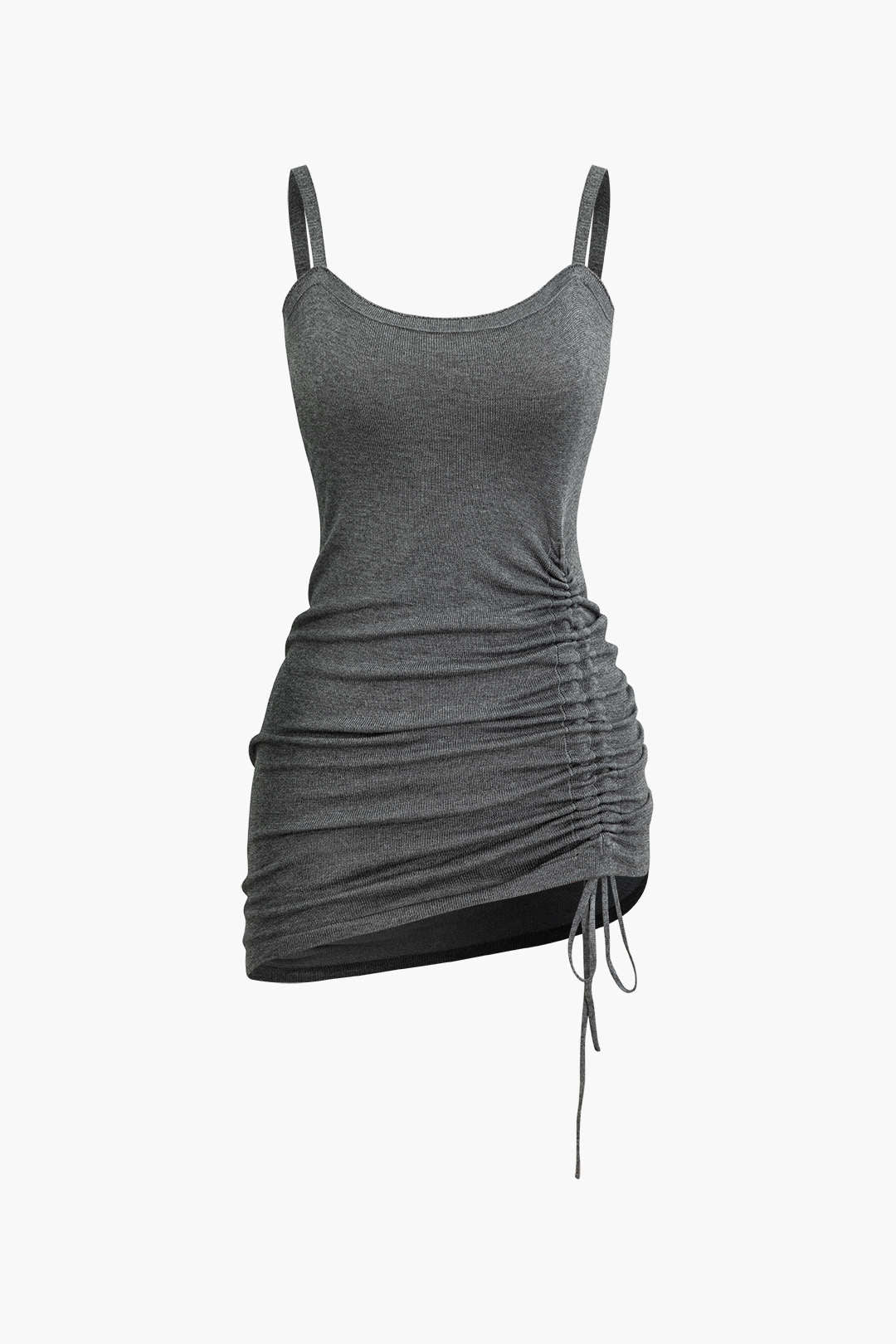 Anastasia Damen Zweiteiler-Set Cutout-Pullover Gerafftes Kleid