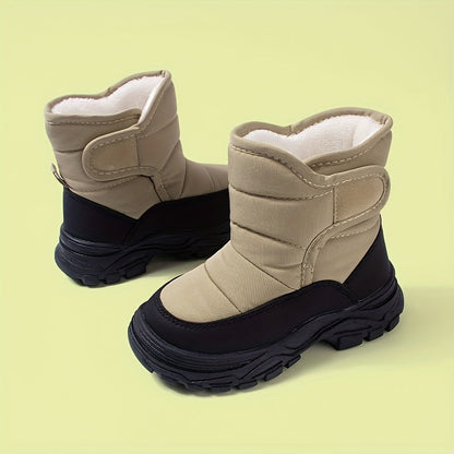 Kinder Winterstiefel Warm Fleece Rutschfest