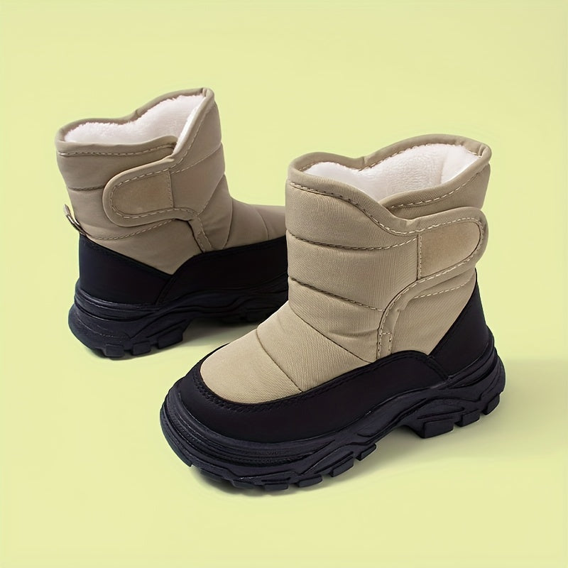 Kinder Winterstiefel Warm Fleece Rutschfest