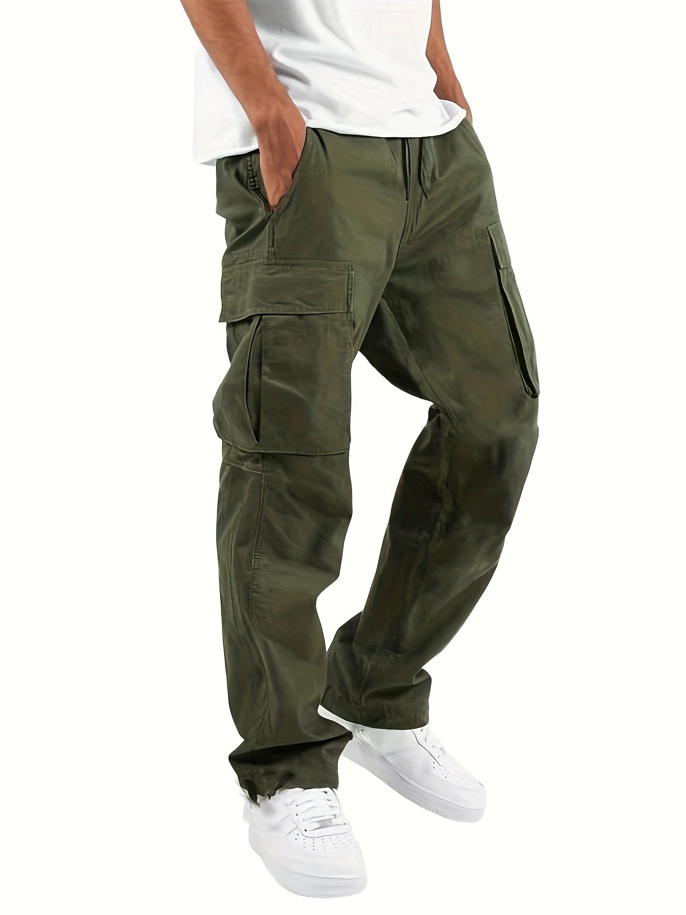 Herren Baggy Cargohose Lang
