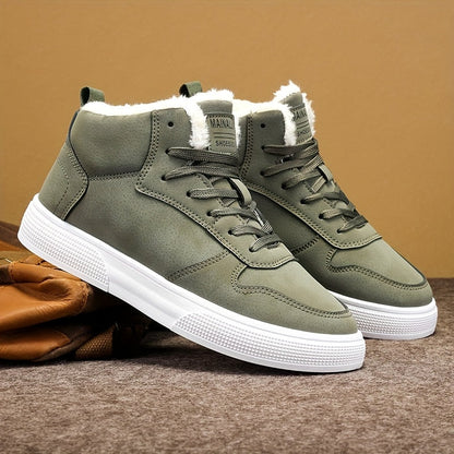 Herren High-Cut Winterschuhe Schnürung Warmfutter