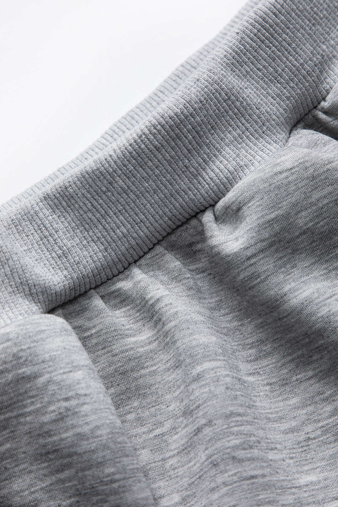 Damen Sweat-Zweiteiler-Set Cropped-Pullover Skaterrock Grau