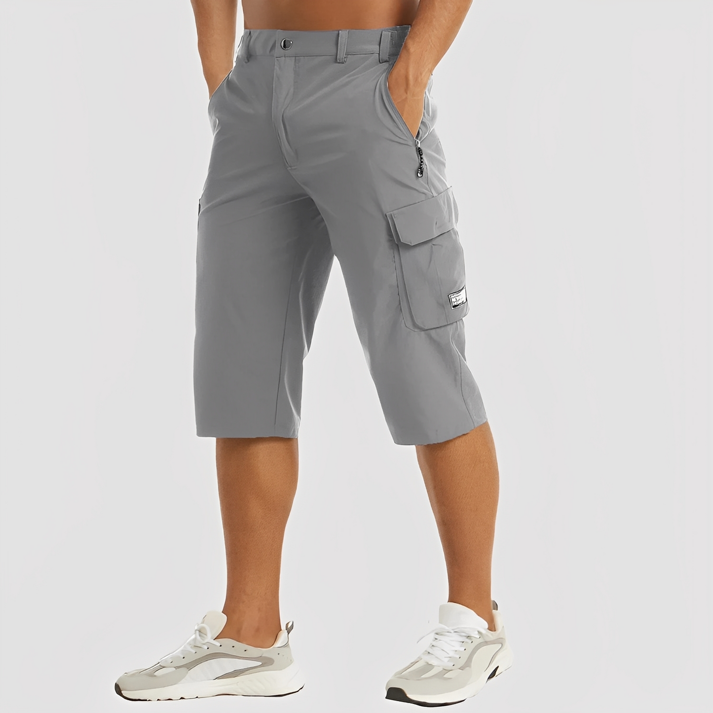 Dehnbarer Herren Cargo-Hose Elastisch
