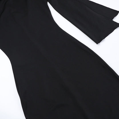 Damen Maxi Kleid Elegant Verführerisch