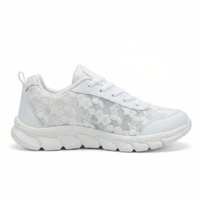 Damen Orthopädische Sneakers Fußgewölbeunterstützung Schwarz - Norvielle
