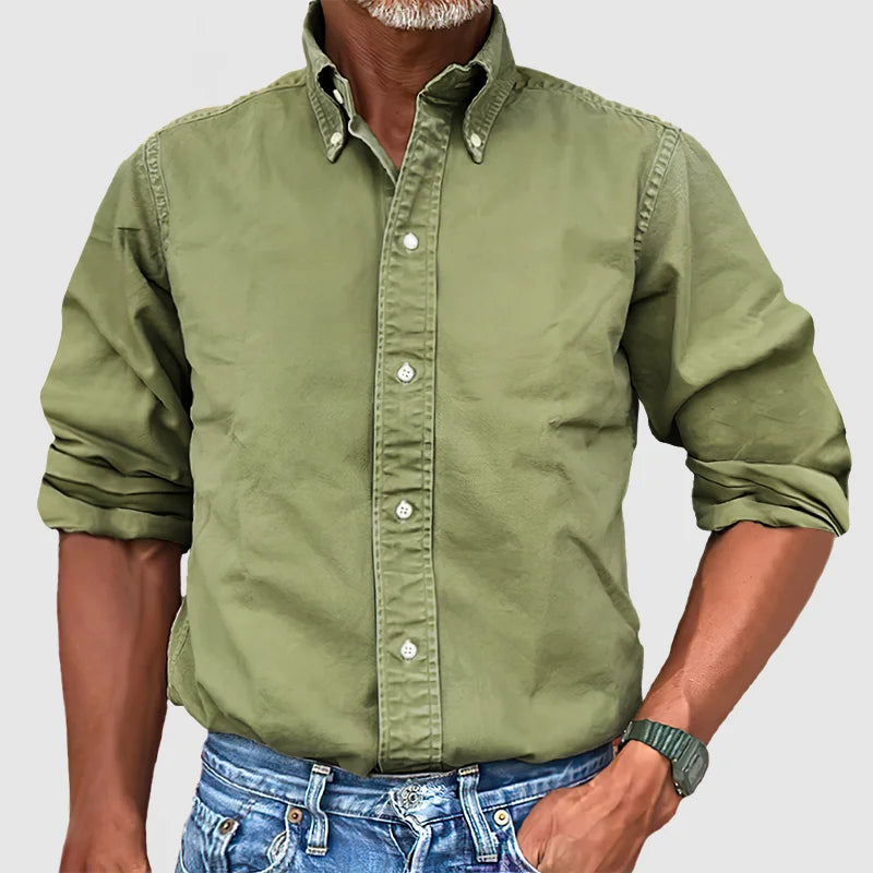 Vince Herrenhemd Vintage Used Look