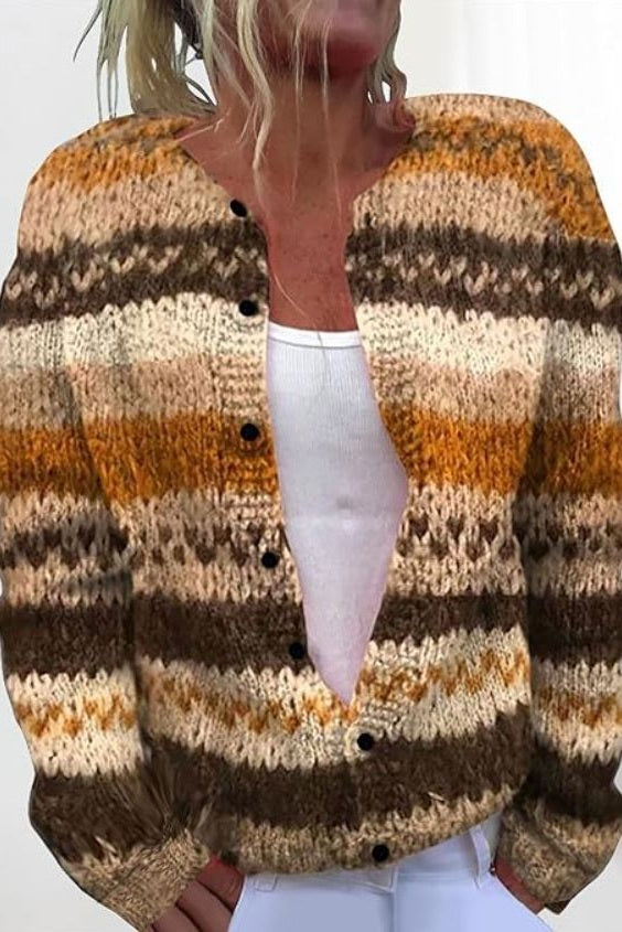 Tova Damen Cardigan Braun - Norvielle