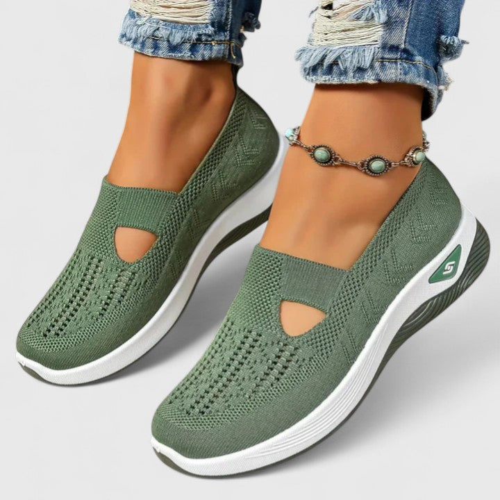Damen Slip-On Sneaker Atmungsaktives Mesh