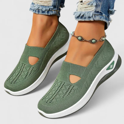 Damen Slip-On Sneaker Atmungsaktives Mesh