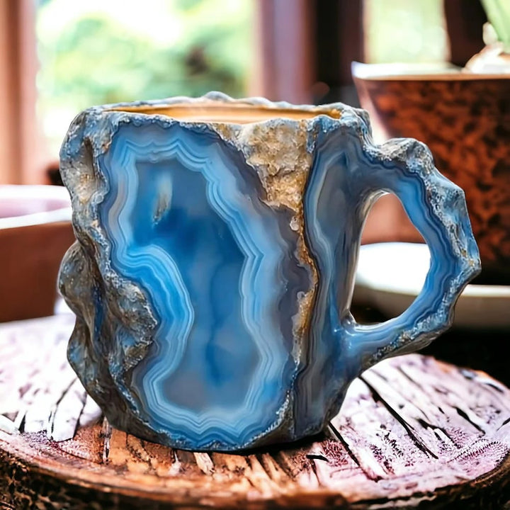 Handgefertigte Kaffeetasse Mineral-Kristall Isolierend 350ml - Norvielle