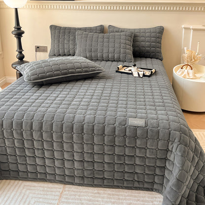 Weiche Tagesdecke Quadratisch Moderner Stil - Norvielle