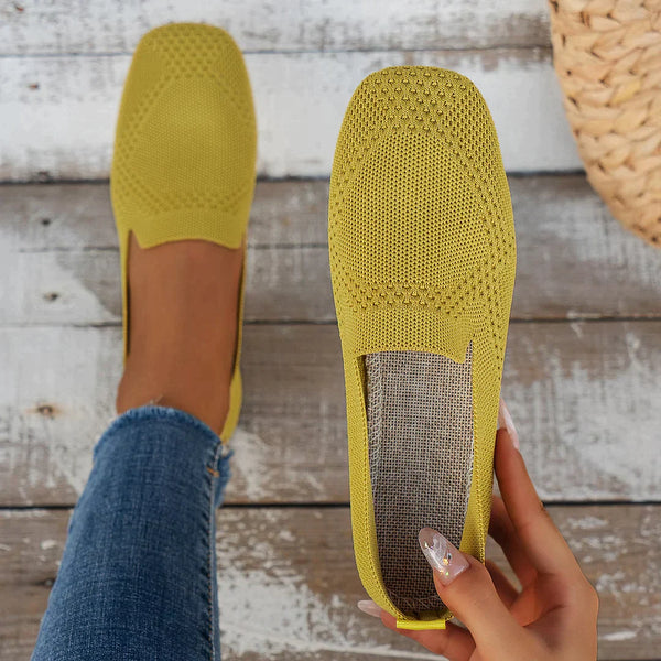 Damen Flachschuhe Runder Zehenpartie Sommer
