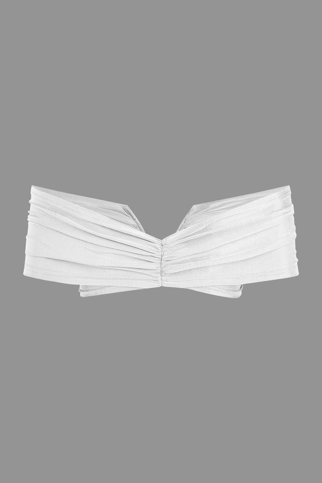 Elegantes Damen Off-Shoulder-Set mit Drapierung