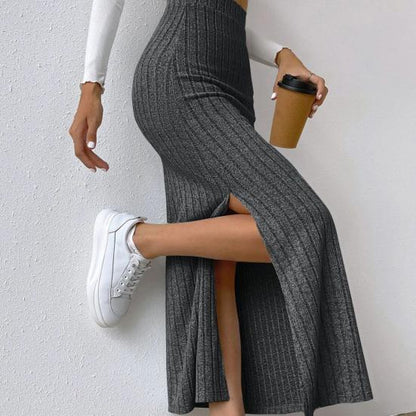 Norvielle Damen Gestrickter Rock