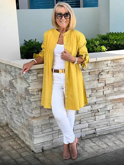 Damen Leichtes Shirt-Jackett