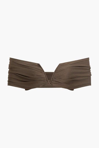 Elegantes Damen Off-Shoulder-Set mit Drapierung